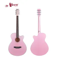 AileenMusic女性初心者セルロイドロゼットアコースティックギター40インチギターラ (AFM17CC)