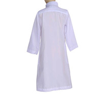 Qamis pour garçon à manches longues de style qatari de couleur blanche islamique Taille 30-52