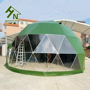 Tienda de campaña de cúpula para exteriores personalizable Hotel Glamping Tienda de cúpula geodésica <span class=keywords><strong>Camping</strong></span> de invierno sostenible para Glamping Eco-Resorts - Product Image 1