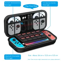 Sac de rangement portable pour Nintendo Switch, étui de transport EVA pour console Switch, coque de protection pour accessoires Nintendo Switch