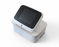 Coque de bureau moulée par injection ABS sur mesure pour équipement médical et esthétique, conception en deux parties, conforme RoHS