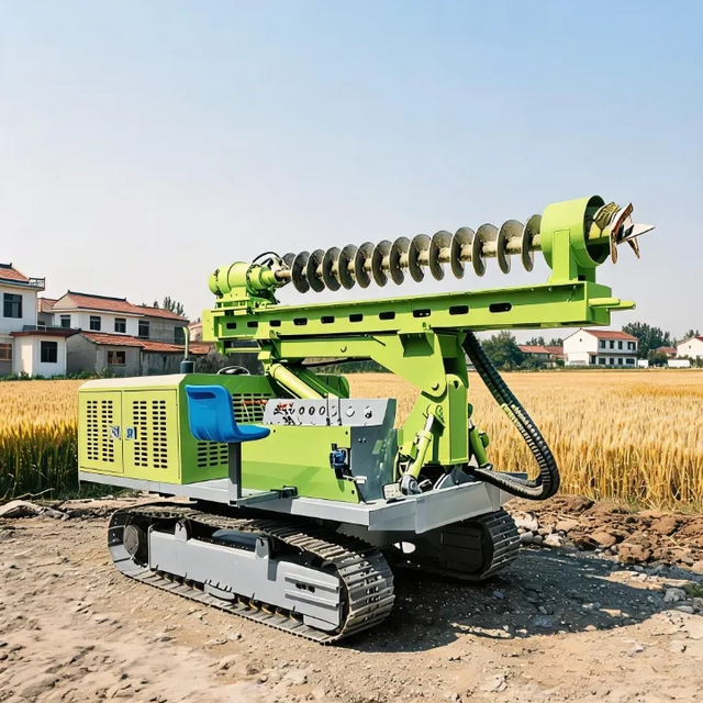 Portable Mini Pile Driver Handheld Ground Screw Auger Machine For Landscape Fence And Small Solar Project Piling