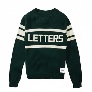 เสื้อสเวตเตอร์คอเต่าถักไหมพรมสำหรับฤดูหนาวแบบขายส่ง ออกแบบเองได้ คอสูง ครึ่งตัว แฟชั่นสำหรับผู้ชาย - Product Image 1