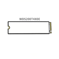 قرص صلب داخلي أسود SN7100 بسعة 2 تيرابايت WDS200T4X0E جديد مع واجهة PCIe Gen4.0، قرص صلب داخلي SN850X PCIe 4.0 M.2 SSD