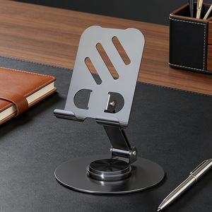 Metal desktop folding telescopic phone holder, desktop office tablet holder, studio display rack - Product Image 2