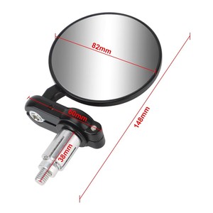 2025 22mm specchietti universali per moto specchietto retrovisore laterale accessori per moto 2 pz manubrio fine montaggio - Product Image 4