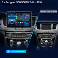 Radio para Auto Junsun X7 Pro con Pantalla HD 2K, Stock Europeo, Android, para Peugeot 508 508SW 2011-2018, Autoradio Multimedia, Reproductor de DVD para Auto 4G