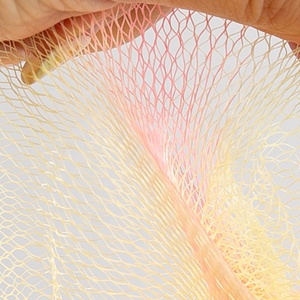 Premium Quality Color-<strong>Trimmed</strong> Edge Soft Touch Exfoliating Loofah Pouf Sponge Skin-Friendly Orange Shower Mesh <strong>Bath</strong> Ball Sponge - Product Image 4