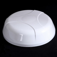Coque en plastique ABS thermoformée sur mesure BS2026043002 pour antenne, radôme de satellite, dôme radar, équipement de télécommunications, coque blanche en plastique CNC
