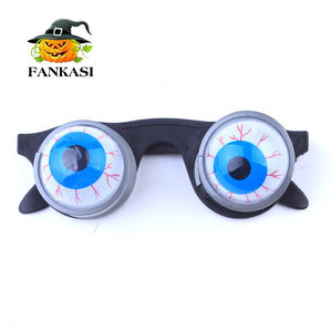 Lunettes de farce d'Halloween avec yeux mobiles, accessoires de déguisement amusants pour fête, accessoire de maquillage unisexe - Product Image 4