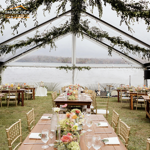 Роскошная прозрачная наружная Свадебная палатка с прозрачным размахом из ПВХ, большие палатки для мероприятий, палатки для наружных вечеринок - Product Image 3
