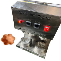 Machine automatique à cornets de gaufres, machine à gaufres croustillantes pour crème glacée, machine à fabriquer des coupes à gaufres