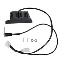 Hochwertiges Wasserdichtes Stecker-Set mit Doppel-DC-Lüfter und Schalter, ABS-Gehäuse, Mod-Teile für Surron Ultra Bee Elektro-Dirtbike