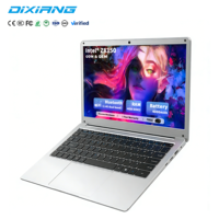 Ordinateur portable DIXIANG neuf de 14 pouces, Intel Z8350, RAM 4+64 Go, SSD, ordinateur portable personnel pour étudiants, portable sans fil, anglais, plastique
