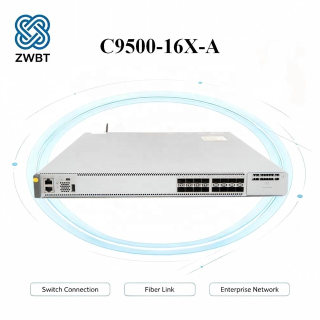 Cisco Switch C9500-16X-A 16 Port 10G SFP+ L3 Aggregation Switch With Network Advantage License 1U Rack Mount
