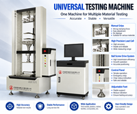 Machine d'essai de traction à large largeur pour géotextiles 50kN Haute Précision Électronique UTM ASTM D4595 ISO 10319