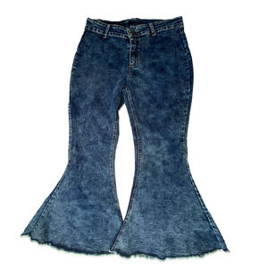 Nuevo Diseño, Estilo Moderno, Jeans de Cintura Alta para Mamá, Jeans de Campana a la Moda, Pantalones de Campana Vaqueros, Jeans de Campana para Mujer - Product Image 5