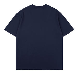 เสื้อยืดโอเวอร์ไซส์ทรงหลวมสำหรับผู้ชาย ผ้าฝ้าย 260 กรัม ไม่หดตัว แขนสั้น ดีไซน์เรียบง่าย สำหรับใส่ลำลอง - Product Image 5