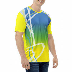 Camisetas de Sublimación para Hombre de Primera Calidad, 100% Algodón, Tela de Lona, Secado Rápido, Transpirables, Diseño Personalizable - Product Image 1