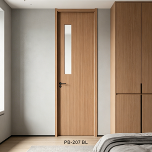 Porte coupe-feu intérieure moderne certifiée CE norme UE, insonorisée, résistante à l'eau, homologuée pour usage commercial - Product Image 3