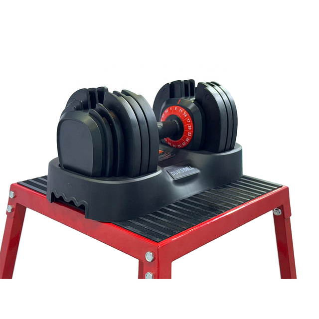Adjustable Dumbbell 50kg Free Weight Dumbbells 18 in 1 Quick Adjust Weight Set with Non-slip Handles for Bodybuilding
