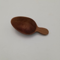 Pelle utilitaire en bois d'acacia massif à fond rond, cuillère-mesure à usages multiples, 5 pièces