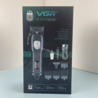 Tondeuse à cheveux rechargeable professionnelle VGR V652M, ensemble de tondeuse à cheveux professionnelle VGR 652M