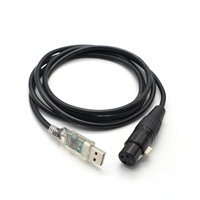 Ftdi Oem Rs485 y 422 RS232 Usb a para consola de sonido Xlr Cable adaptador a macho a Uart Serial Xlr 3pin macho CAT 6 Cooper Esp32 Cable