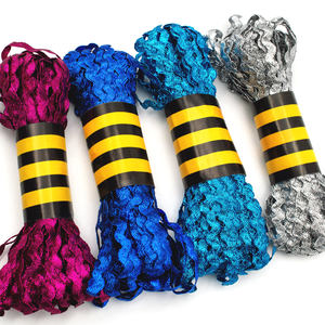 Rubans Gordon 3/8 pouces Zig Zag Rubans Multi-Colors Colorful 8mm Wave Bending Fringe Trim Ribbon pour vêtements Robe Couture - Product Image 2