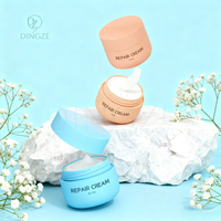 50g biodégradable PP PMU pierre de carbonate de calcium et poudre de coquille imprimé UV emballage de soins de la peau cosmétique à visser