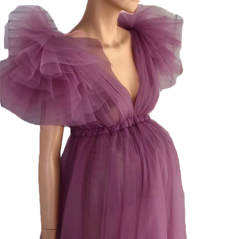 white christmas dresses Elegant and Cute Round Neck Wholesale Maternity Dress main image 1