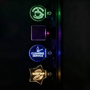Imán Acrílico Personalizado con Logotipo para Refrigerador, Letrero Luminoso LED, Decoración Magnética para Refrigerador, Regalo Promocional, Obsequio Empresarial - Product Image 2