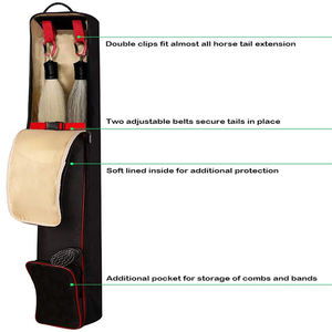 Usine OEM Horse Tail Extension Sac de rangement Organisateur pour équitation Produit d'équitation Equine Tack Horse Tail Sac de transport - Product Image 3