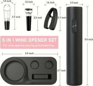 Sacacorchos Eléctrico Automático de Lujo de Alta Calidad, Accesorios para Vino Tinto, Inalámbrico, Funciona con Batería, Ecológico, Tendencia para Bares - Product Image 2