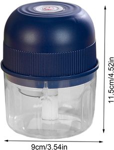 Portable Electric Blender USB <b>Charging</b> Battery Powered Mini Outdoor Household Use Punch Function RV Compatible US <b>Plug</b> Plastic - Product Image 5
