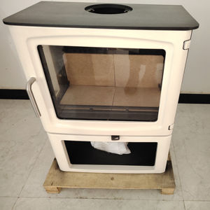 Nouvelle Conception Poêle à Bois Mini Intérieur 9 kW en Acier Cubique, Prix Usine, Haute Qualité, Personnalisable - Product Image 1