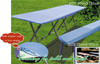 Housses de chaise de banc modernes en PEVA non tissé, imprimées, avec dos en flanelle, écologiques, de haute qualité, imperméables, rouge, bleu, vert, noir