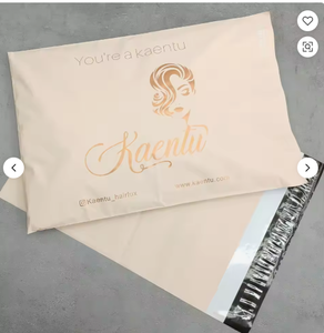 Bolsa de Envío Personalizada con Sello Dorado para Empaque de Joyería - Product Image 4