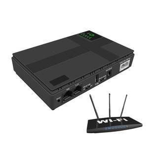 Mini UPS, <span class=keywords><strong>Banco</strong></span> <span class=keywords><strong>de</strong></span> Energía para Router Wifi, Cámara IP, Respaldo <span class=keywords><strong>de</strong></span> Energía CC, Salida <span class=keywords><strong>de</strong></span> 18W, Adaptador Integrado POE 5V 9V 12V para Europa - Product Image 1