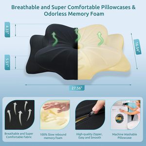 Oreillers Ergonomiques de Luxe en Mousse à Mémoire de Forme avec Soutien Orthopédique Contourné pour Soulagement de la Douleur – Fabricant de Matériel de Sommeil - Product Image 5