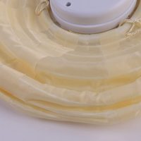 Nicro IP55 Wasserdichte LED-Nachtleuchte mit Muster, für Außenbereiche, Hängende Garten- und Hofdekoration, Solar-Nylon-Papierlaterne mit Quaste