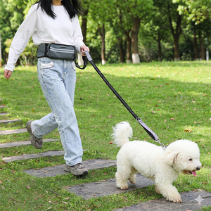 Hands Free Waterproof Running Belt Waist Bag <strong>Water</strong> <strong>Bottle</strong> Phone <strong>Holder</strong> <strong>for</strong> Dog <strong>Walking</strong> Bag Crossbody Dog Trainer Pouch - Product Image 4