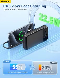 <span class=keywords><strong>แบ</strong></span><span class=keywords><strong>ต</strong></span>เตอรี่สำรองพกพาความจุสูง 5000mAh พร้อมระบบชาร์จเร็ว ช่องเสียบ USB สามช่อง ช่องเสียบ Type-C <span class=keywords><strong>แบ</strong></span><span class=keywords><strong>ต</strong></span>เตอรี่ลิเธียมโพลิเมอร์ - Product Image 3