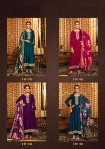 Top y pantalón de seda Vichitra pura Premium de nuevo diseñador con estampado digital con dupatta de encaje - Product Image 6