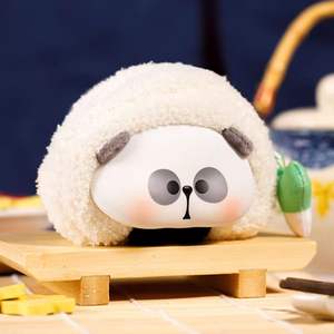 100% Original TOYCITY 6 unids/caja Mr.Pa qué comer hoy serie vinilo muñecos de peluche colgante caja ciega llavero decorativo bolsa con cremallera - Product Image 2