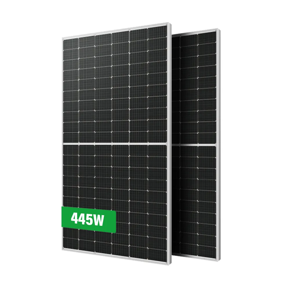 Painel fotovoltaico residencial barato por atacado, módulo fotovoltaico de energia solar 450W PERC, painel solar CE, certificado TUV