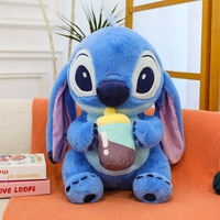 Boneka Stitch Bayi Peluk Botol, Boneka Stitch Star Bayi, Boneka Kain, Bantal Boneka, Mainan Boneka Grosir