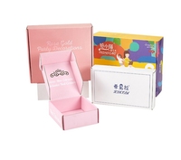 Caja de Embalaje de Cartón Corrugado E-Flute de Alta Calidad y Durabilidad, Lista para Venta Minorista, Caja de Envío Personalizada de Lujo con Laminado Mate