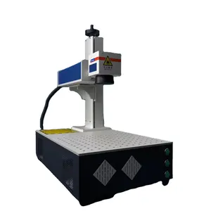 Portable 20W 30W 50W Fiber Laser Marking Machine Metal Plastic Wood Home And Industry Use