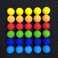 Balles en mousse multicolores pour pistolet jouet, recharge de recharge, rondes de remplacement, balles en mousse PUFoam, lot de 100 pièces